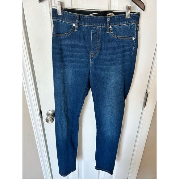 Seven 7 jeans blue slip on stretchy jeans size s - Picture 1 of 6